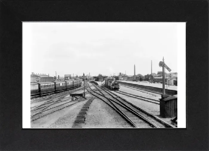 Impresión enmarcada : Estación de Didcot en el año 1904 CC97_02192 Impresión enmarcada : Estación de Didcot en el año 1904 CC97_02192