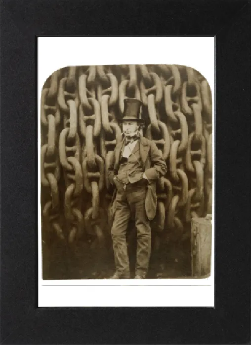 Impresión enmarcada : Es Isambard Kingdom Brunel con cadenas Impresión enmarcada : Es Isambard Kingdom Brunel con cadenas