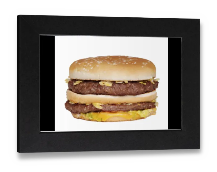 Impresión enmarcada : Burger Impresión enmarcada : Burger