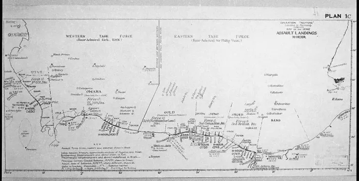 Impresión enmarcada : Mapa Día de la Invención en 1944 Impresión enmarcada : Mapa Día de la Invención en 1944