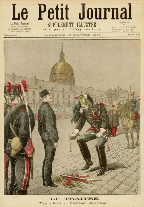 Impresión enmarcada : DREYFUS. Oficial del ejército francés y víctima de la injusticia su degradación Impresión enmarcada : DREYFUS. Oficial del ejército francés y víctima de la injusticia su degradación