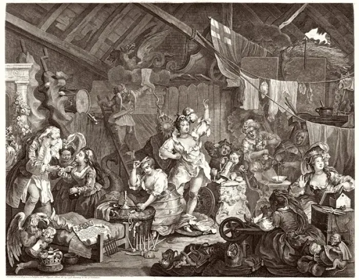 Impresión enmarcada : Actrices de Hogarth's Barn