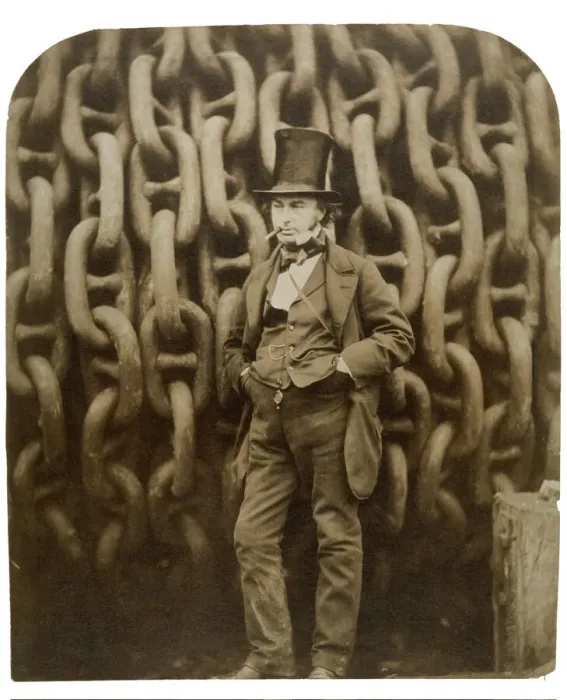 Impresión enmarcada : Es Isambard Kingdom Brunel con cadenas Impresión enmarcada : Es Isambard Kingdom Brunel con cadenas