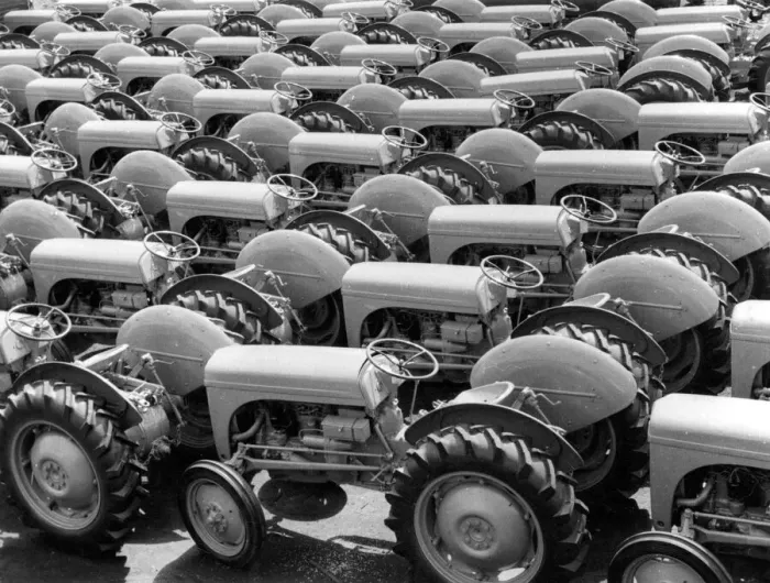 Impresión enmarcada : Patrón de tractor