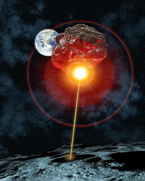 Impresión enmarcada : Defección de asteroides Impresión enmarcada : Defección de asteroides