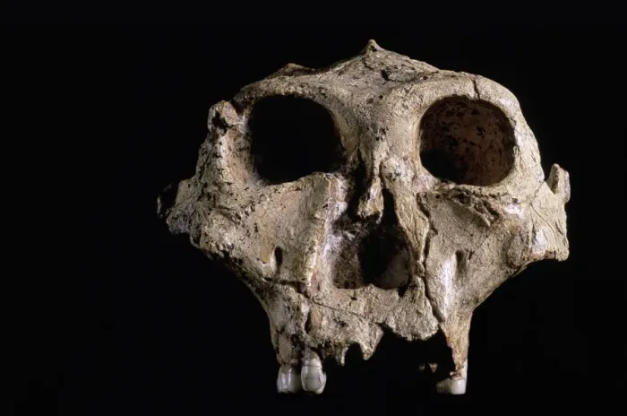 Impresión enmarcada : Cráneo de Australopithecus robustus