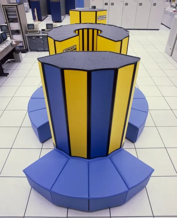 Impresión enmarcada : Computadora Cray superrápida