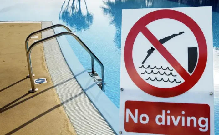 Impresión enmarcada : No señal de buceo
