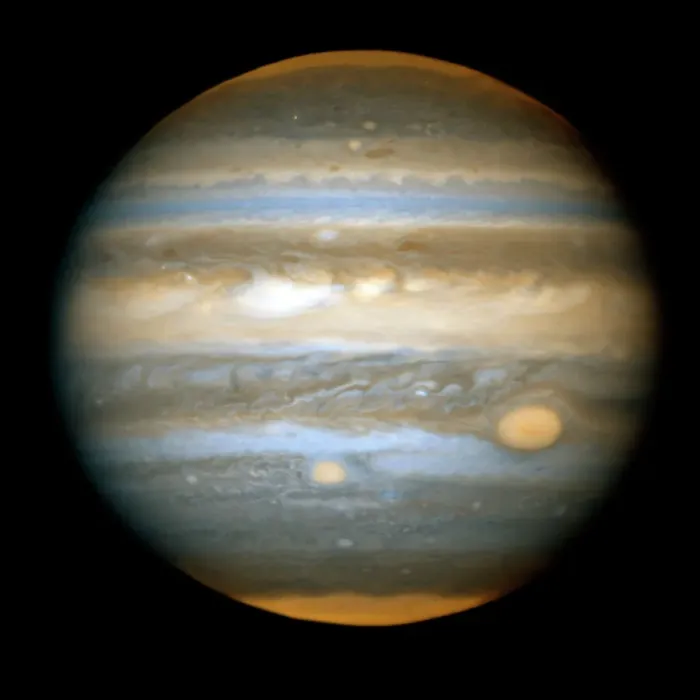 Impresión enmarcada : Jupiter. Júpiter es el quinto planeta del sol y el más grande en el sistema solar