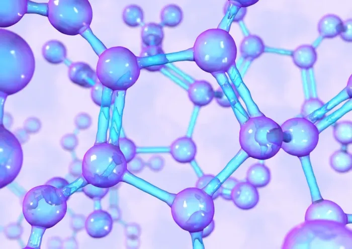 Impresión enmarcada : Modelo molecular