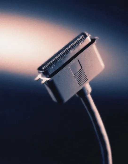 Impresión enmarcada : Conector de computadora SCSI
