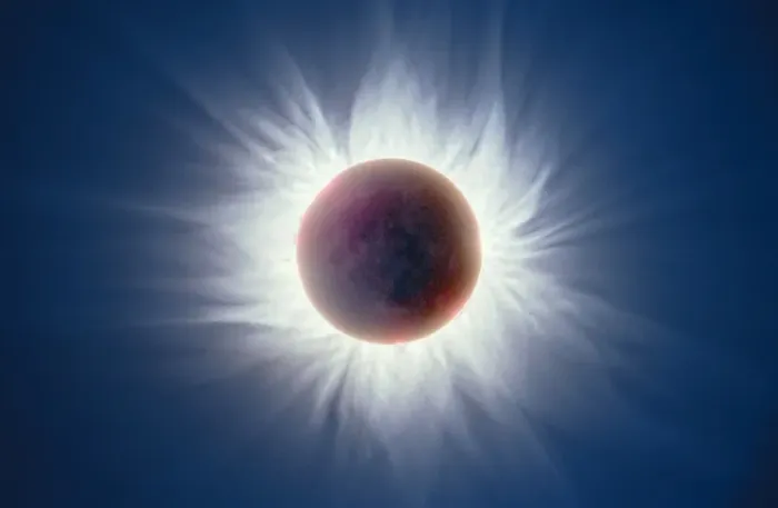 Impresión enmarcada : Eclipsio total de sol