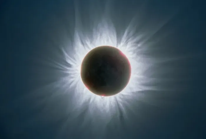 Impresión enmarcada : Eclipsio total de sol con Corona