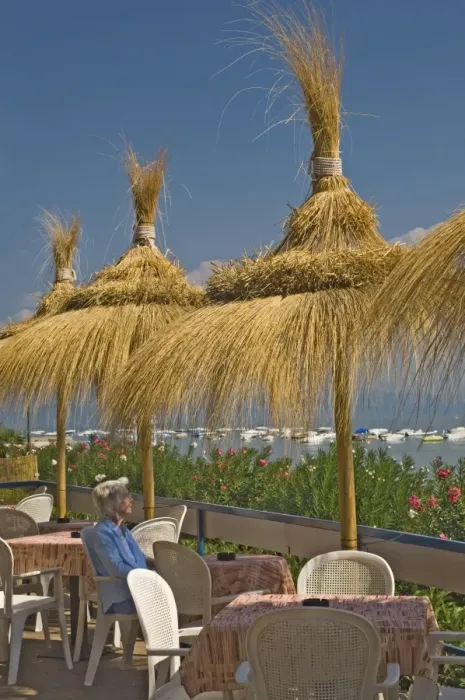 Impresión enmarcada : Café de playa