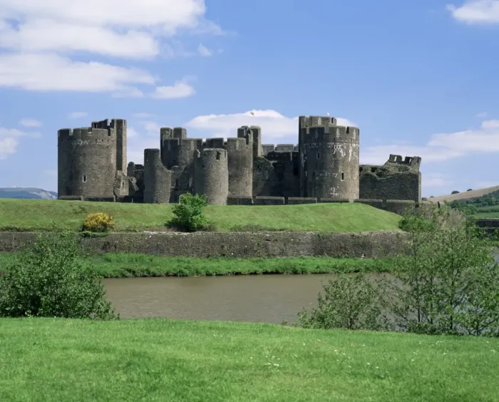 Impresión enmarcada : Castillo de Caerphilly