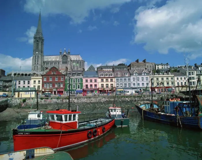 Impresión enmarcada : El puerto de Cobh