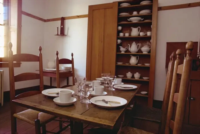 Impresión enmarcada : Interior con mesa