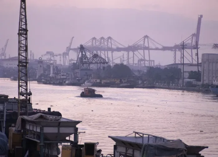 Impresión enmarcada : Río Pasig, Manila (Manila), Filipinas,Asia del Sur y el Este de Asia Impresión enmarcada : Río Pasig, Manila (Manila), Filipinas,Asia del Sur y el Este de Asia
