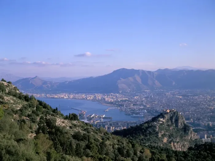 Impresión enmarcada : Visión sobre Palermo
