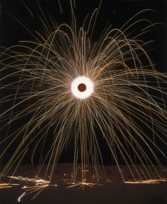 Impresión enmarcada : Un fuego artifical