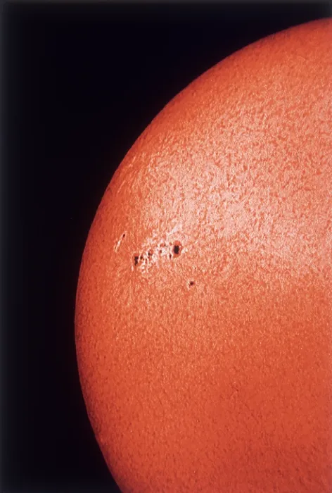 Impresión enmarcada : Manchas Solares. Impresión enmarcada : Manchas Solares.