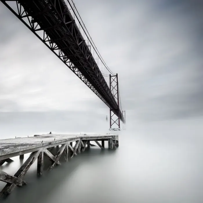 Impresión enmarcada : El puente.