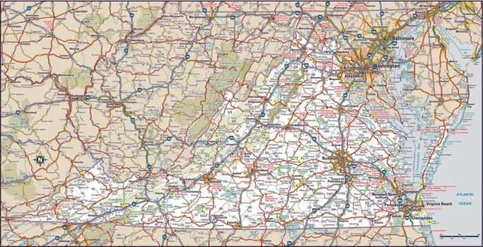 Impresión enmarcada : Mapas de Referencia