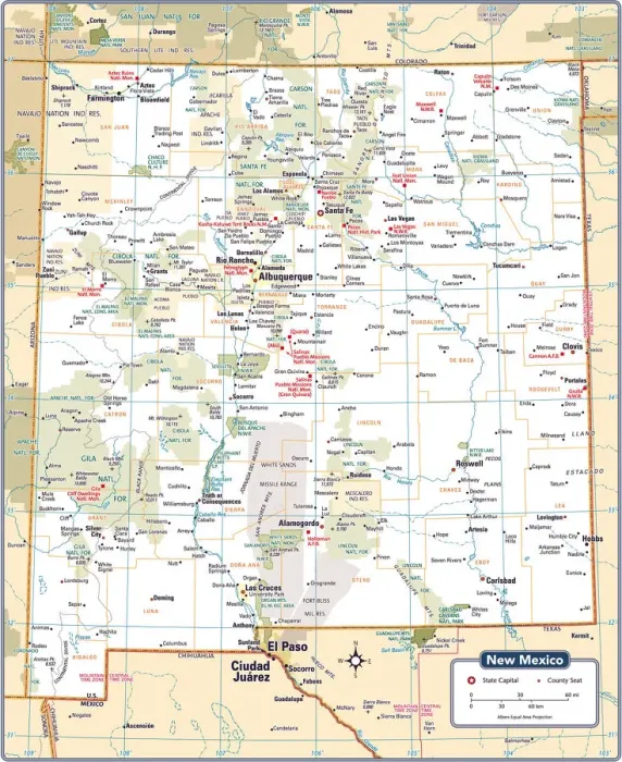 Impresión enmarcada : Mapas de Referencia
