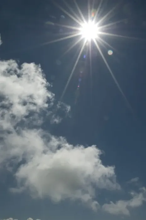 Impresión enmarcada : Cielo, nubes, sol. Impresión enmarcada : Cielo, nubes, sol.
