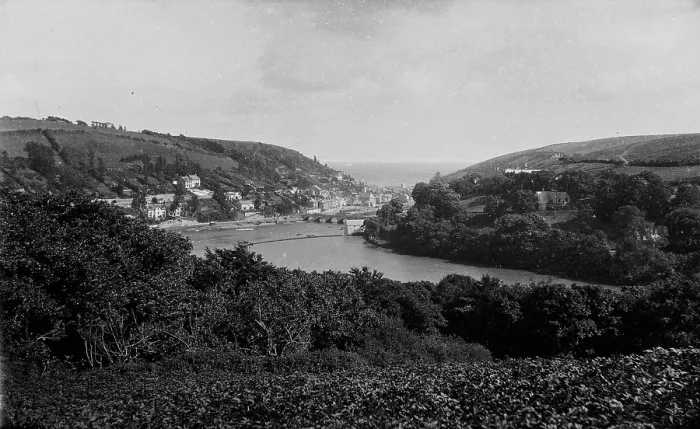 Impresión enmarcada : Río Looe, Looe, Cornualles. 1890s