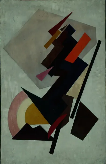 Impresión enmarcada : Composición abstracta. (Suprematismo), 1910s. Artista: Rozanova, Olga Vladimirovna (1886-1918).