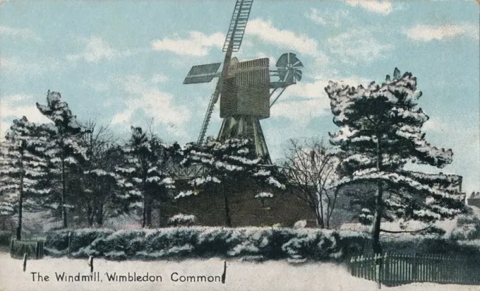 Impresión enmarcada : La Molinera, Wimbledon Common, c1910. Impresión enmarcada : La Molinera, Wimbledon Common, c1910.