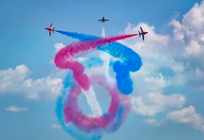 Impresión enmarcada : Red Arrows - Ejercicio SPRINGHAWK Impresión enmarcada : Red Arrows - Ejercicio SPRINGHAWK