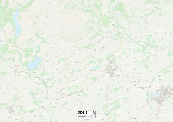 Impresión enmarcada : Angus DD8 5 Map Impresión enmarcada : Angus DD8 5 Map