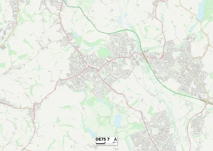 Impresión enmarcada : Valle de Amber DE75 7 Mapa Impresión enmarcada : Valle de Amber DE75 7 Mapa