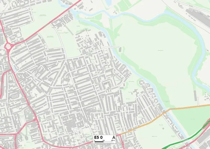 Impresión enmarcada : Hackney E5 0 Map Impresión enmarcada : Hackney E5 0 Map