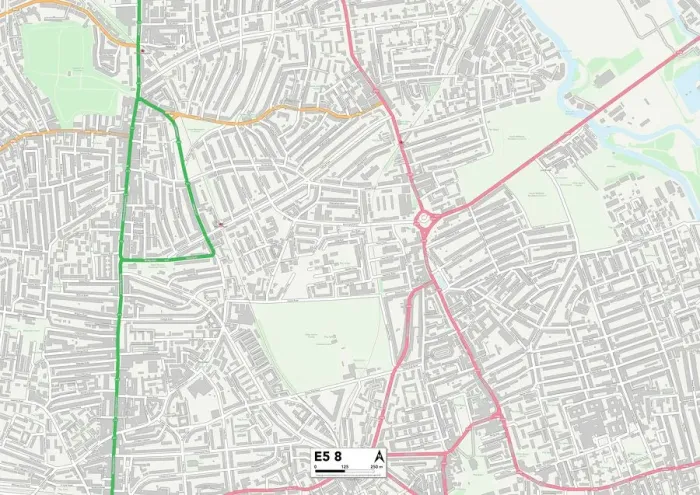 Impresión enmarcada : Hackney E5 8 Map Impresión enmarcada : Hackney E5 8 Map