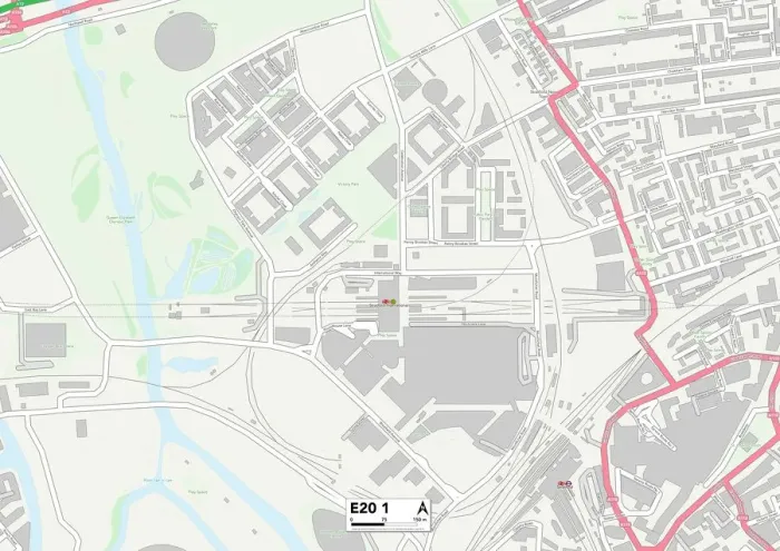 Impresión enmarcada : Newham E20 1 Map