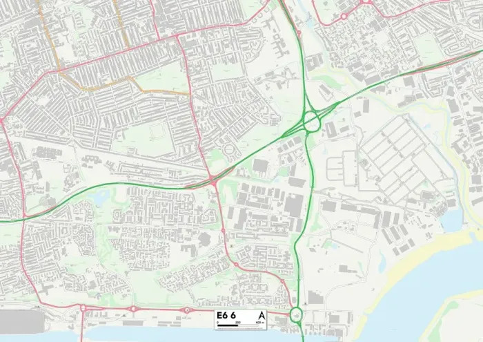 Impresión enmarcada : Newham E6 6 Map Impresión enmarcada : Newham E6 6 Map
