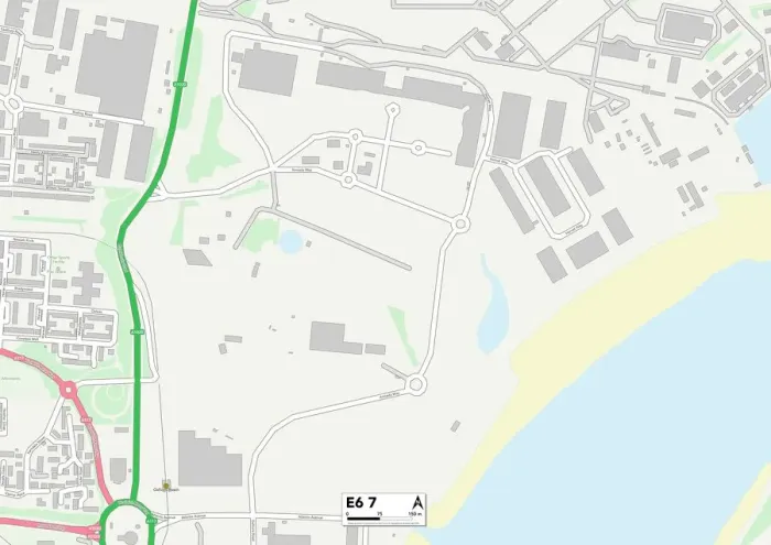 Impresión enmarcada : Newham E6 7 Map
