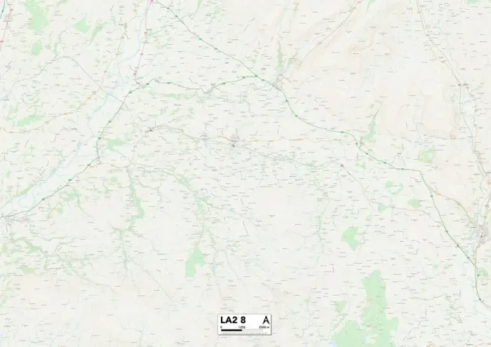 Impresión enmarcada : Lancaster LA2 8 Map Impresión enmarcada : Lancaster LA2 8 Map