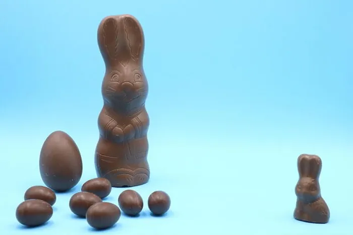 Impresión enmarcada : Composición de Chocolate de Pascua. Impresión enmarcada : Composición de Chocolate de Pascua.