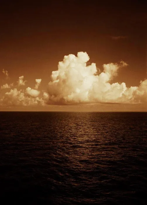 Impresión enmarcada : Nubes Sobre el Océano