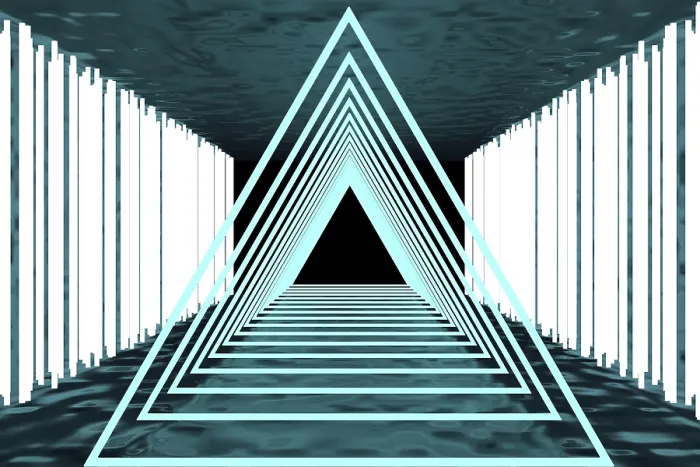 Impresión enmarcada : Renderizado 3D de fondos abstractos.