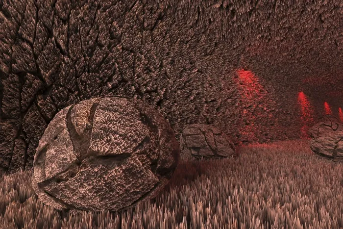 Impresión enmarcada : Renderizado 3D de fondos abstractos.