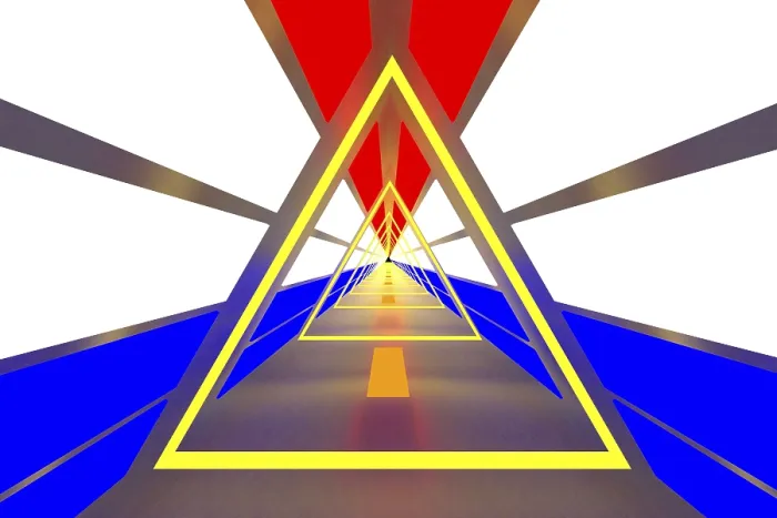 Impresión enmarcada : Renderizado 3D de fondos abstractos.
