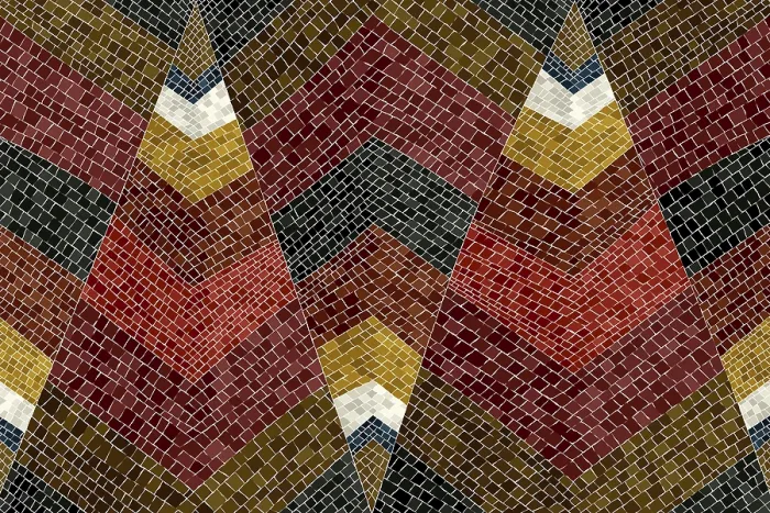 Impresión enmarcada : Fondo de mosaico vector abstracto.