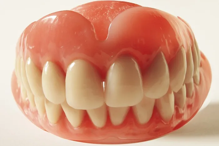 Impresión enmarcada : Dentadura artificial. Impresión enmarcada : Dentadura artificial.