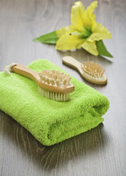 Impresión enmarcada : Objetos de baño Impresión enmarcada : Objetos de baño