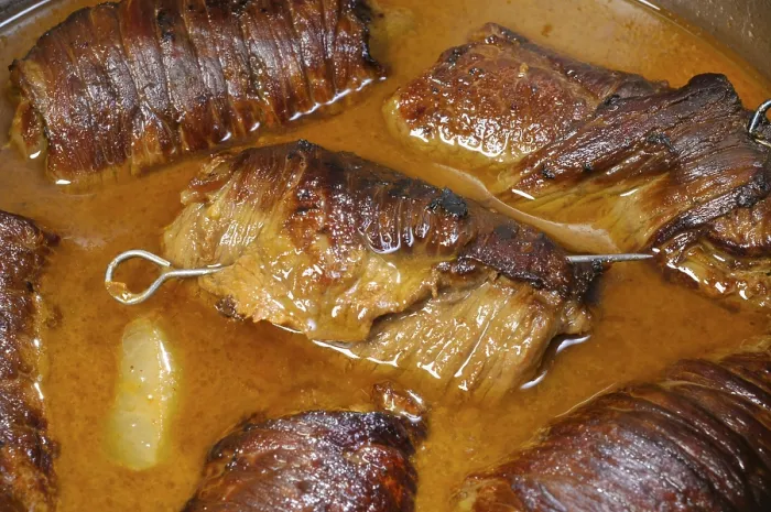 Impresión enmarcada : Rollitos de carne.